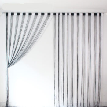 High Density Black And White Mix String Curtain