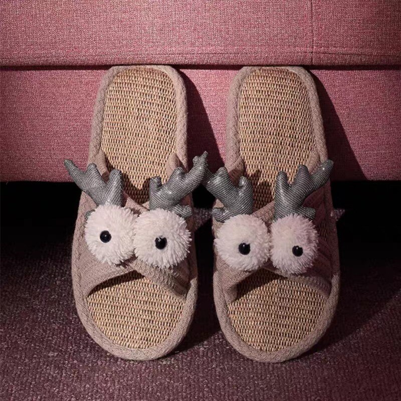 Soft Bedroom Slippers For Ladies With Big Goggly Eyes - Best Children's ...