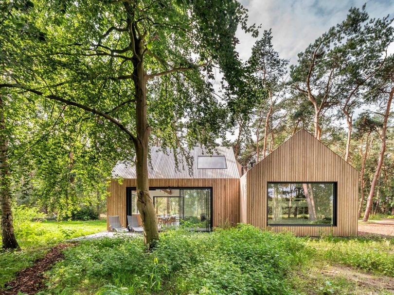 Villa Tonden Is A Holiday Retreat Made Up Of Three House-Shaped Volumes
