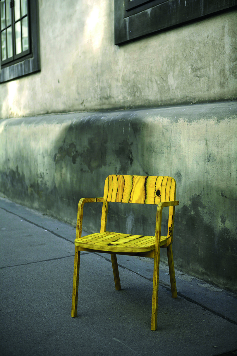 Chair On Sidewalk