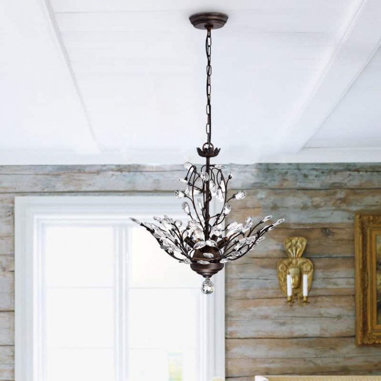 Alijah4 LightLEDCrystalChandelier 15 Bedroom Chandeliers That Will Round Out Your Personal Redo