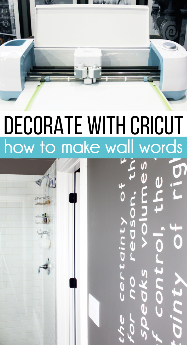 How To Create Wall Words Using Cricut