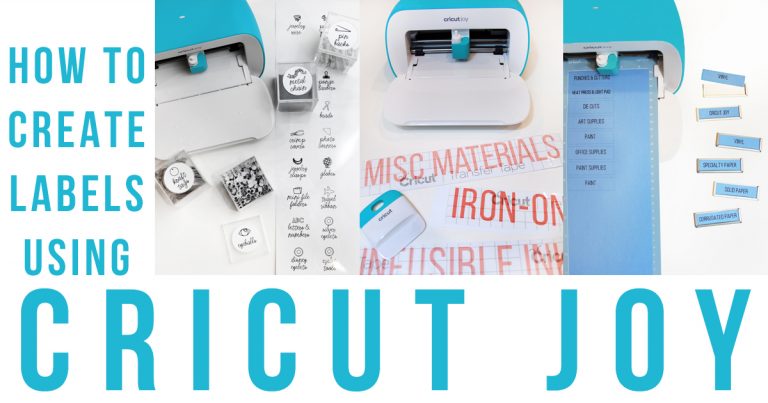 Five Ways to Get Your Home Organized With Cricut Joy