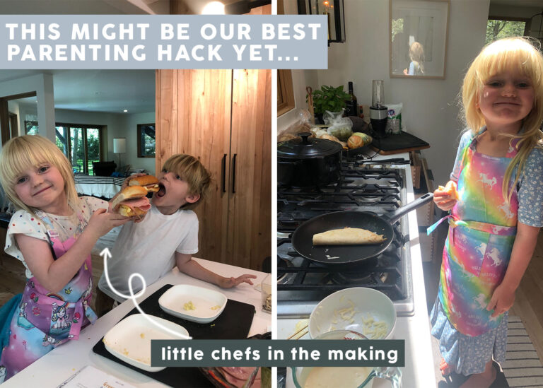 Cooking School with the kids ... and a surprising parenting hack discovered