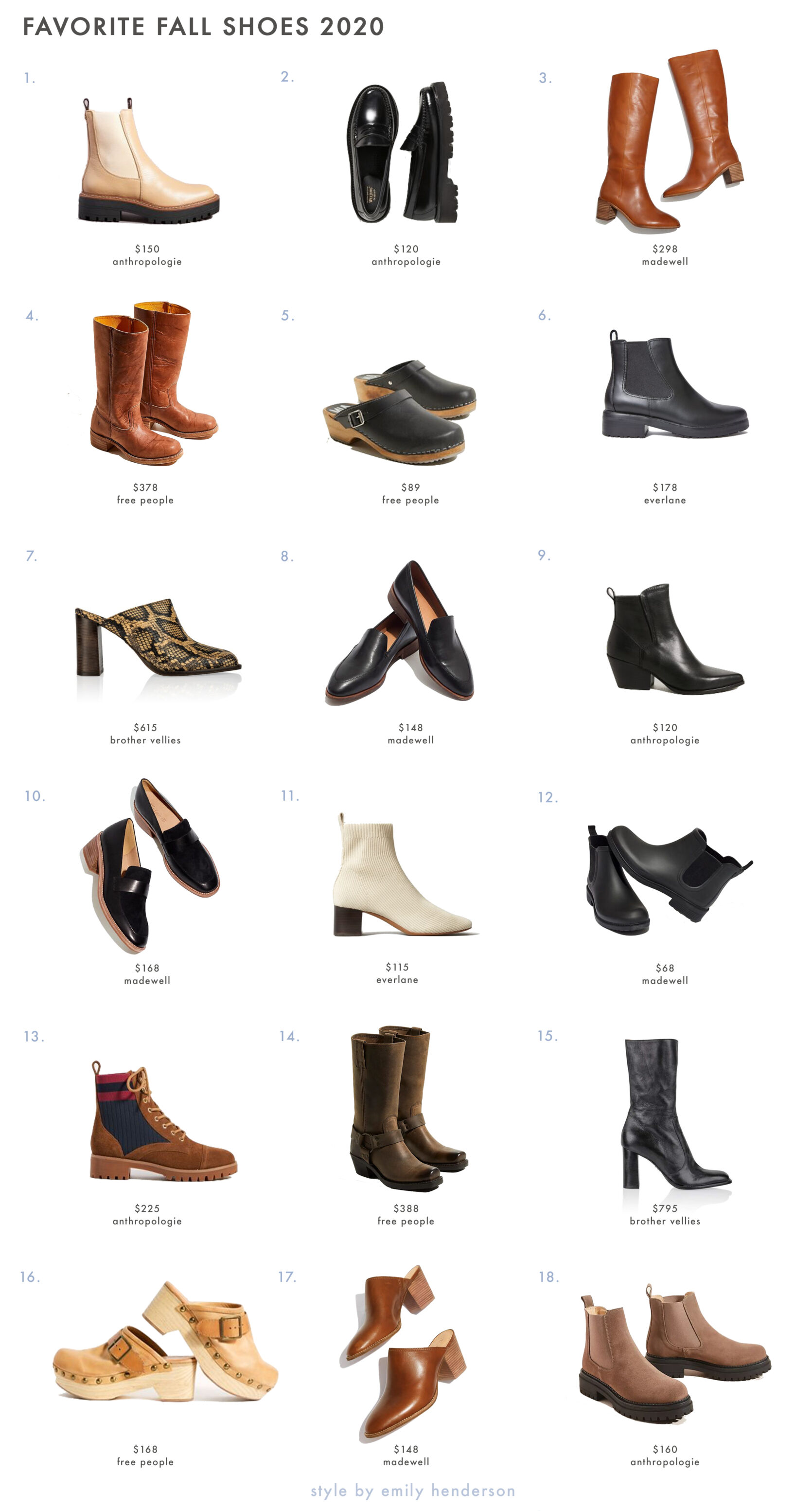 My Ultimate List Of Tried And True Fall Shoes (That I Wear Season After Season)