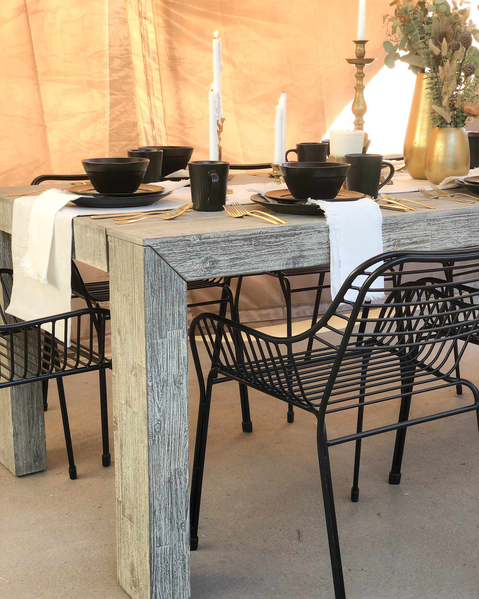 Ajai Gave Her Parent'S Patio A Major Facelift Just In Time For Thanksgiving (And Her Due Date)