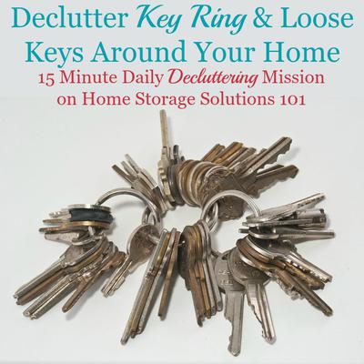 Declutter Key Ring &Amp; Loose Keys Around Your Home