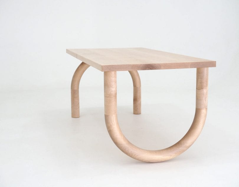 Forge Creative Makes Typography-Inspired Wooden Tables