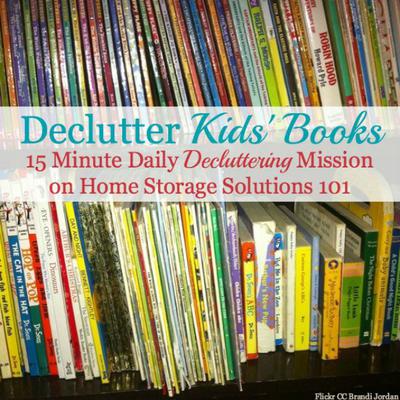 How To Declutter Kids Books