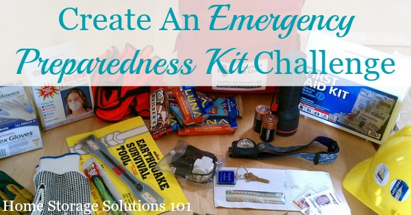 Week #45 Organized Home Challenge Create An Emergency Preparedness Kit