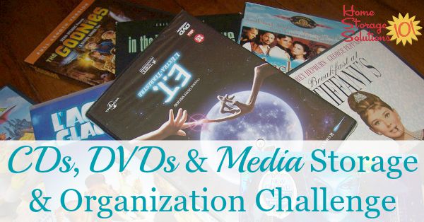 Week #48 Organized Home Challenge Cd And Dvd Storage And Organization