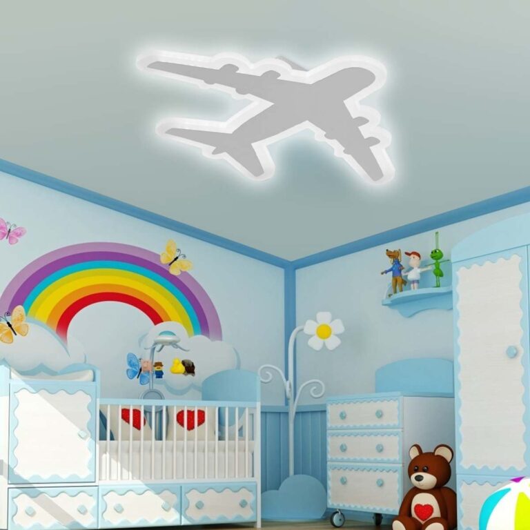Acrylic Aircraft LED Ceiling Light Lamp Kids Children Bedroom Dimmable Ceiling Lamp Fixture Home Children Bedroom 768x768 
