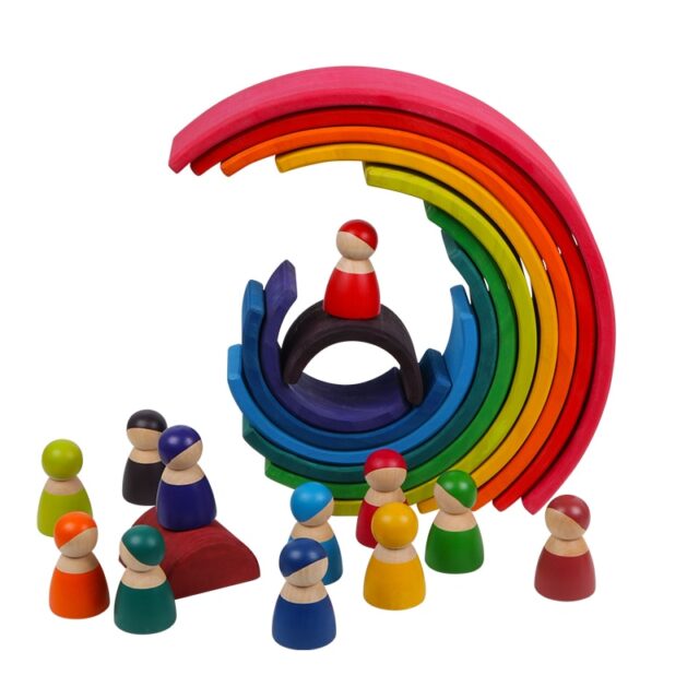 Best Creative Rainbow Building Blocks Best Toys For Babies 2024